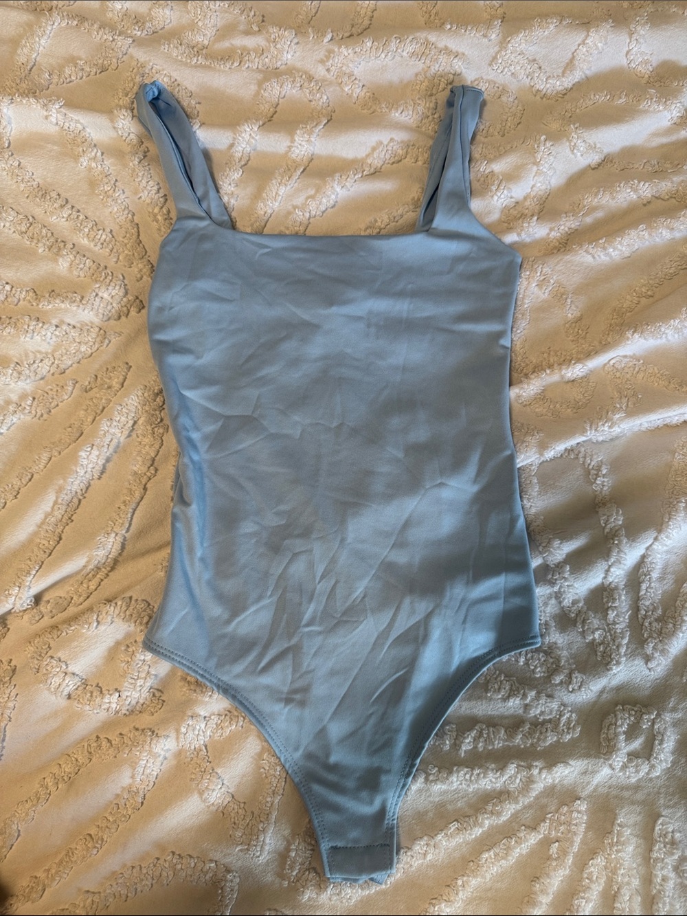 Baby Blue Tank Top Bodysuit